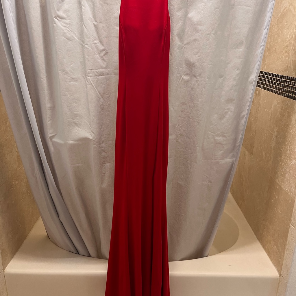 Madison James Vibrant Scarlet Dress